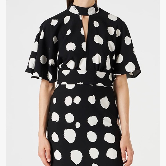 TRUTH & FABLE Women's Keyhole Maxi Evening Dress with Side Slits - Picture 2 of 5